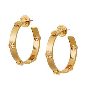 Tory Burch Gold Hoop Earrings